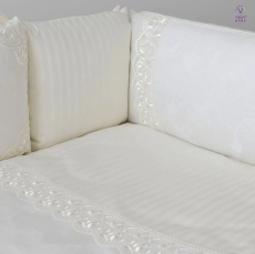 Дитячий постільний комплект Veres Ivory Lace 6 одиниць